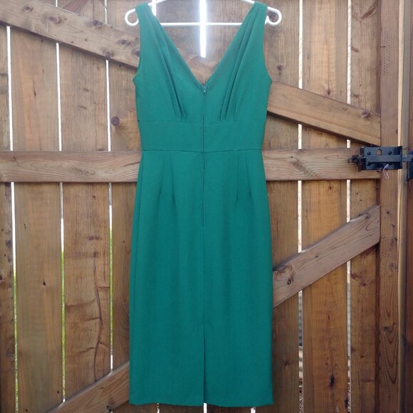 Stop Staring! emerald green sleeveless sheath dress marked XL fits like M. - Picture 6 of 14